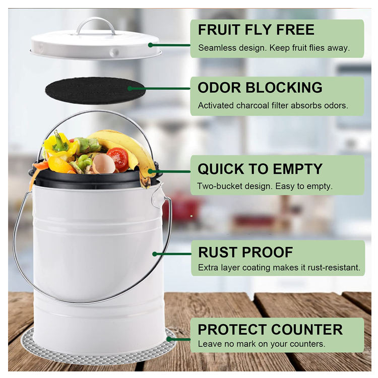 countertop compost bin