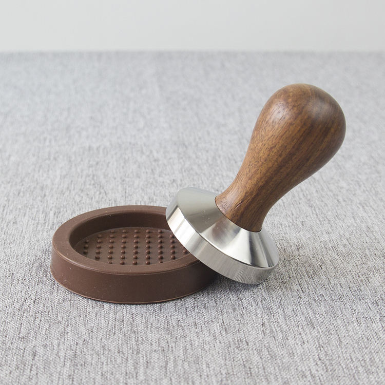 Custom Size Design Metal Silver Color Espresso Press Coffee Tamper 51mm 58mm Stainless Steel Coffee Tamper