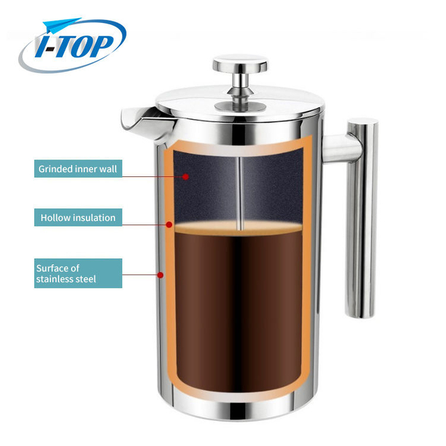 Hot Selling Coffee French Press Mug Stainless Steel French Press Coffee Pot