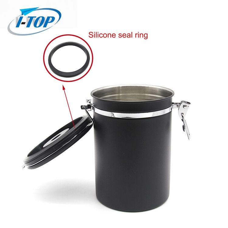 Quality Stainless Steel Canister Set For Kitchen Food Coffee Sugar Storage Airtight Jar