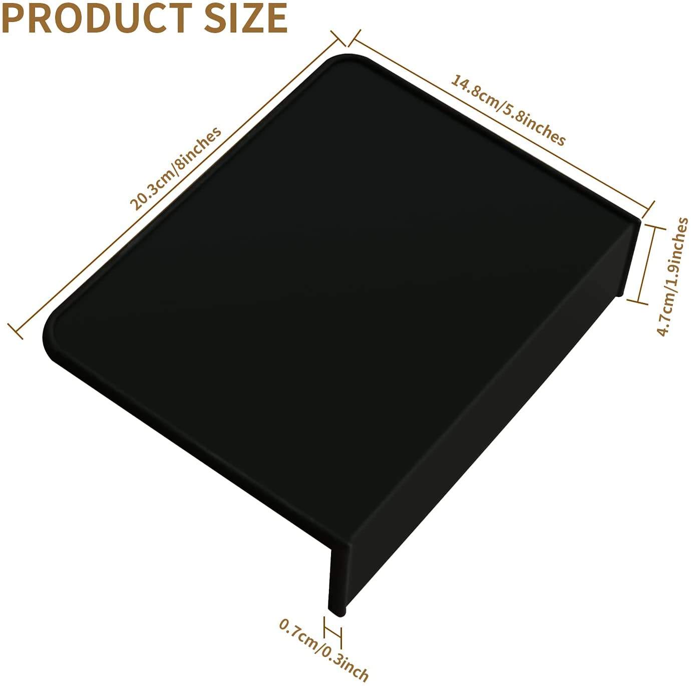 Coffee Tamper Mat Silicone Espresso Tamping Pad with Corner Edge Tamp Support Station for Portafilter Barista Accessories