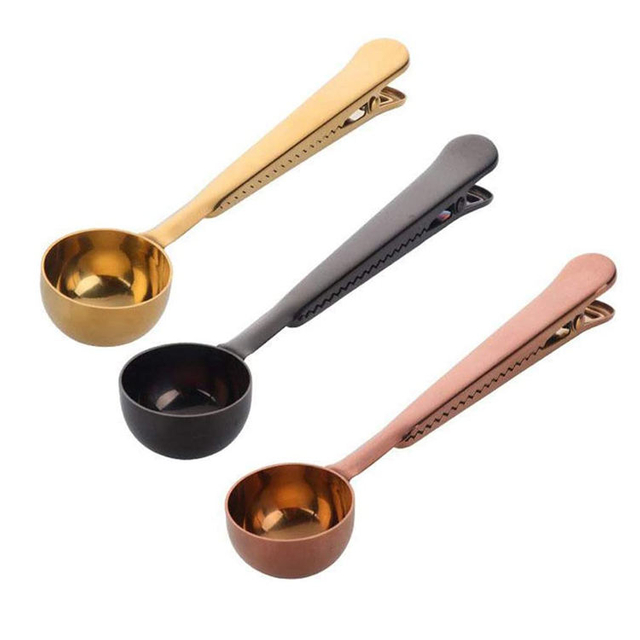 High Quality Food Grade Metal Coffee Scoop Stainless Steel Coffee Measuring Spoon