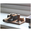 Three Holes 51/53/58MM Wood Coffee Espresso Tamper Holder Barista Coffee Tamper Holder Home Coffee Accessories