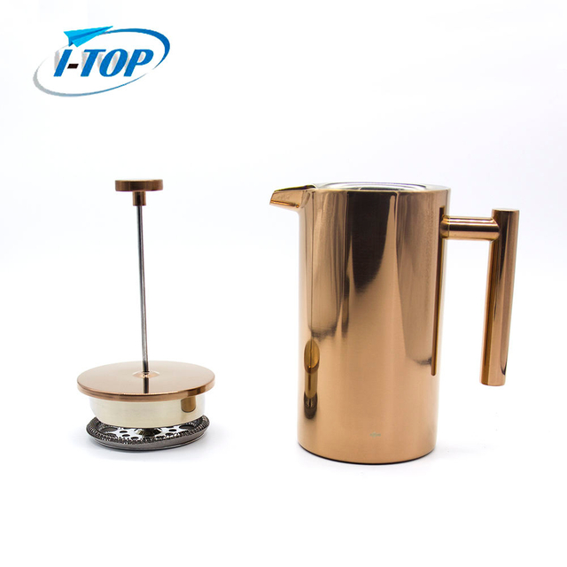 Factory direct sale of high-quality 800ml simple and unique stainless steel coffee press