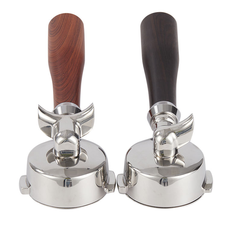 Wooden Handle Stainless Coffee Portafilter 51mm 54mm 58mm