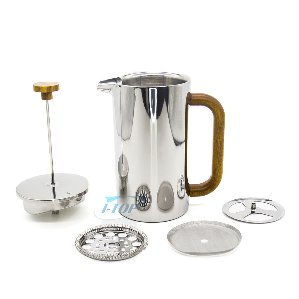 stainless steel coffee press