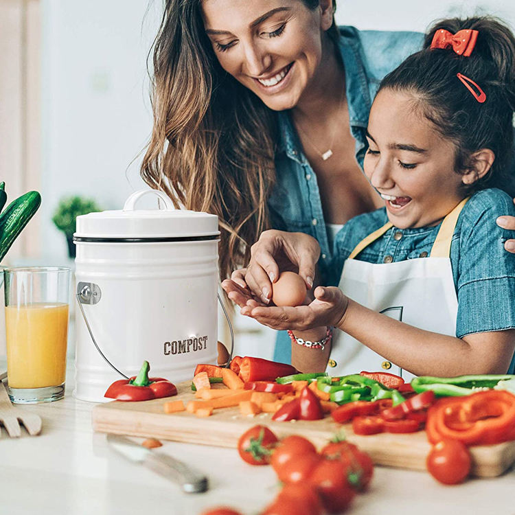 Stainless Steel Kitchen Compost Bin Kitchen Compost Pail