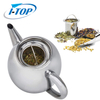 1L 1.5L Teapot Silver Stainless Steel Coffee Pot with Filter Egg Large Capacity Tea Pot