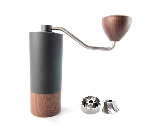 Capacity 30g Portable Adjustable Tapered Stainless Steel Burr Grinder