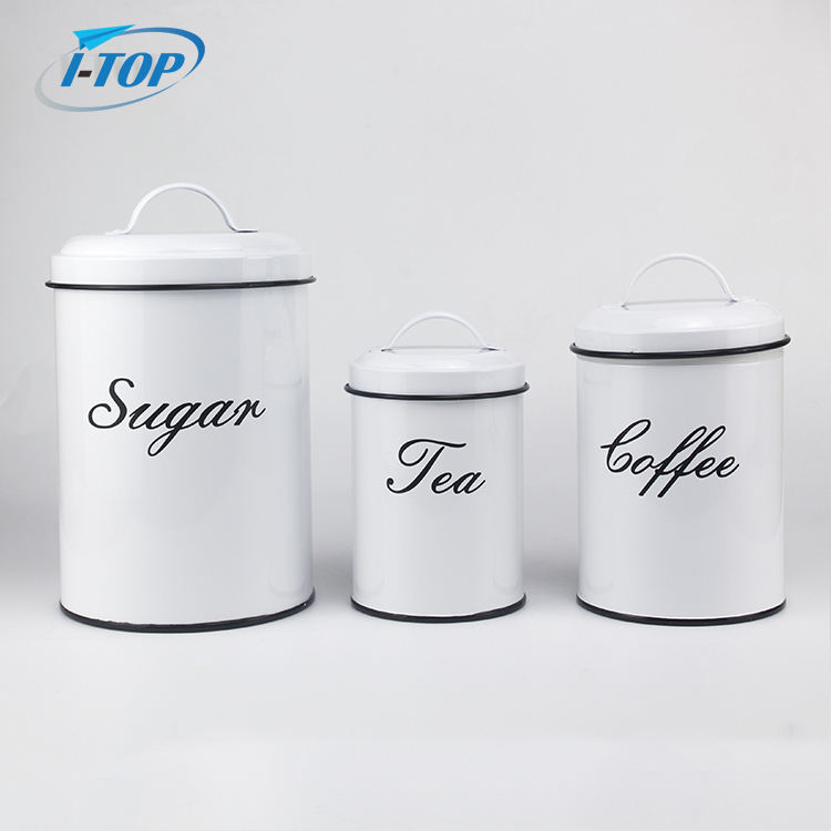 Custom airtight canister storage jar for tea coffee bean CanisterSet