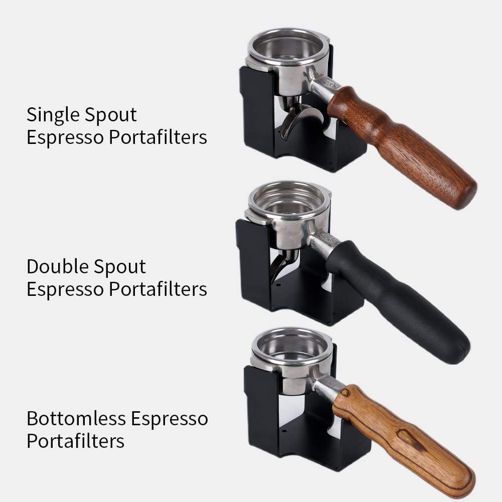 Coffee Portafilter Wall Mount Rack Durable Espresso Portafilter Wall Holder for 58mm 51mm Ear Bracket