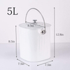 Mini Table Garbage Container Odor-free Stainless Steel Kitchen Compost Bin with Filter Lid