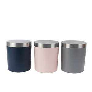 Household Stainless Steel Creative Sealed Storage Jars Tea Sugar Coffee Metal Canister Set