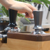 Espresso Tamper Calibrated Pressure Anti-Stick Self-Leveling Refined Handle Stainless Steel Coffee Tamper