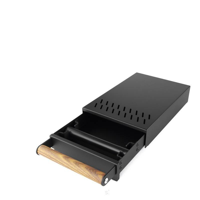 Espresso Knock Box Drawer,Stainless Steel Detachable Coffee Ground Knock Container,Shock-Absorbent Durable Barista Knock Box