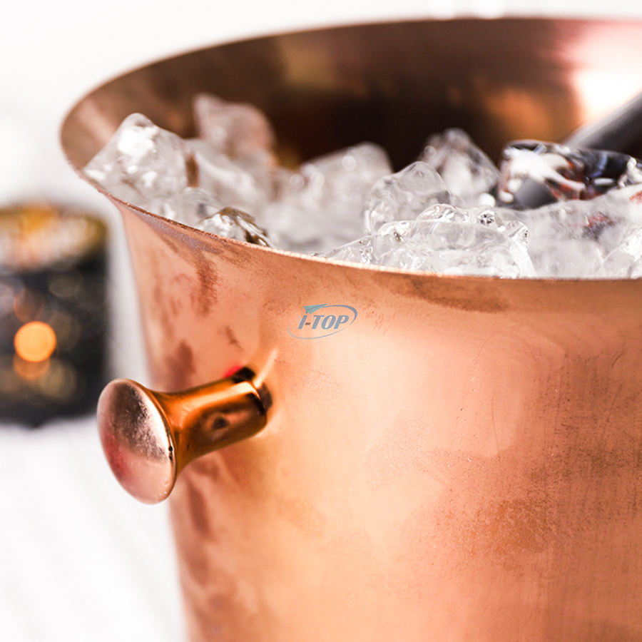 stainless steel ice bucket