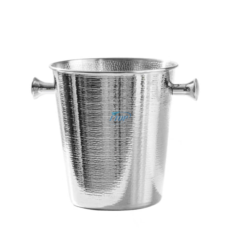 Factory Direct Vintage Rustic Farmhouse Galvanized Steel Ice Bucket for Outdoor Bar Use