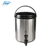 Stainless Steel Commercial Hot Water Drink Dispenser Insulated Coffee Thermos Keep Warm Barrel Milk Tea Bucket with Tap