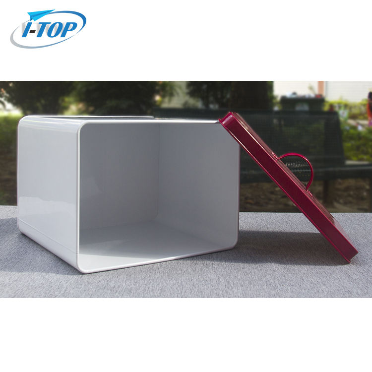 Metal bread bin/Metal bread storage box for kitchen using