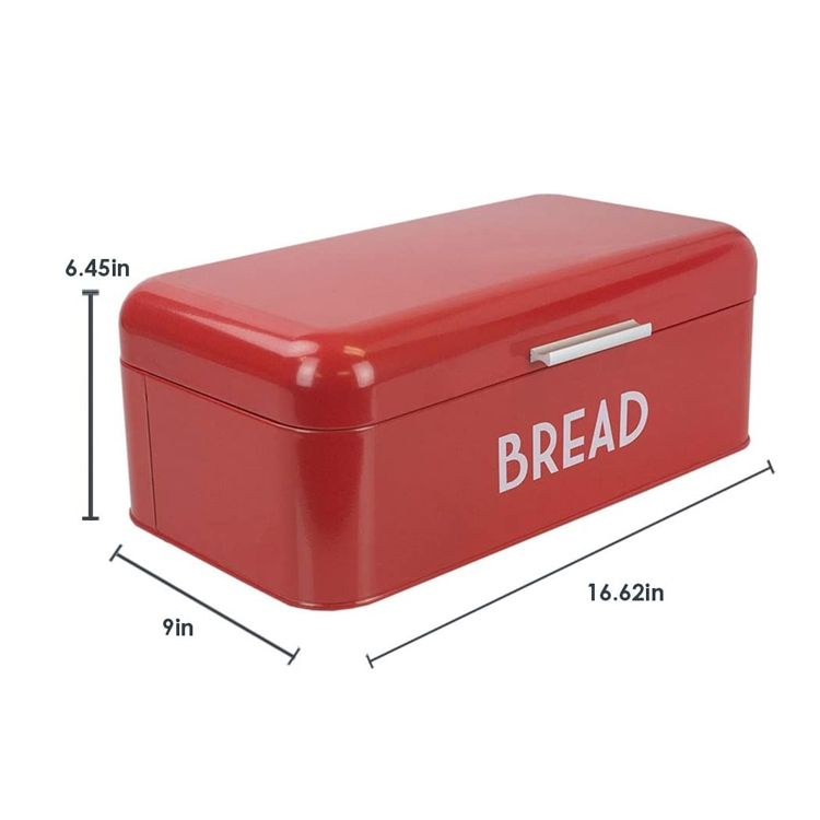 Popular Stainless Steel Food Bread Storage Bin Big Metal Makeup Cosmetic Storage Box Set