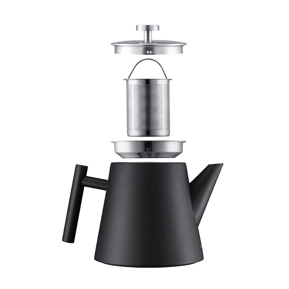 New product stainless steel coffee pot coffee kettle tea pot with color plating