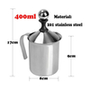 Milk Frother HomeGoal Stainless Steel Manual Milk Frother Handheld Coffee Milk Frothing Pitchers