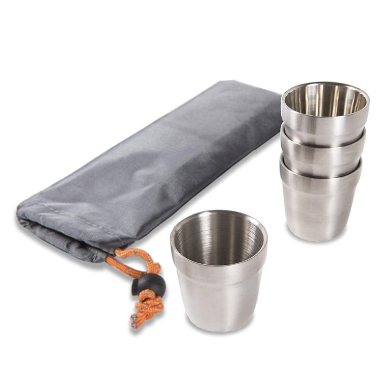 outdoor water coffee beer Camping stainless steel mug for Travel Hiking