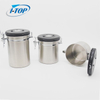 Factory Direct Stainless Steel Kitchen Storage Jar Airtight Sugar Food Coffee Canister