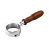 Ecocoffee 51mm Coffee Espresso Bottomless Wooden Handle Coffee Portafilter For Delonghi