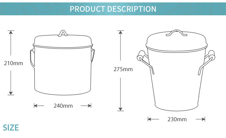 Kitchen Compost Bin Countertop Indoor compost bin Countertop Compost Pail with Lid 100% Rust Proof