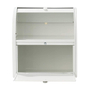 Top Selling Bread Box Large Capacity Holder 2 Tier Metal Stainless Steel Big Food Storage Boxes Container For Breads
