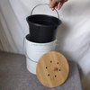 indoor Countertop includes charcoal filters Stainless Steel Metal Kitchen Compost bin