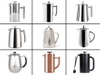 Satin 34oz Coffee Press Double Wall Stainless Steel Dishwasher Safe French Press