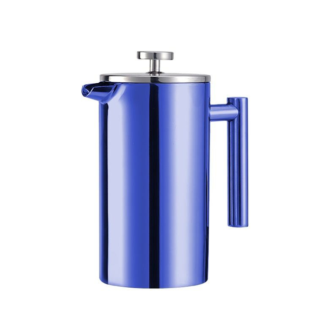 Wholesale French Press Stainless Steel Prensa Francesa Pot Double Wall Insulated Cafetiere Pot Coffee Maker