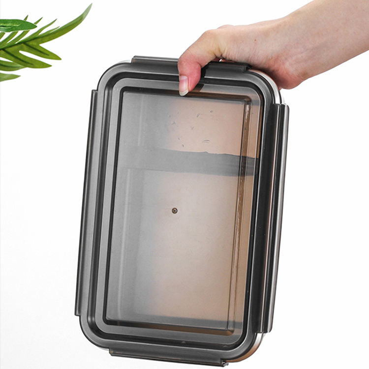 Food Grade Stainless Steel Food Container Set Launch Box for Kitchen Restaurant