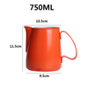 Milk Pitcher Barista 600ml Stainless Steel Milk Jug Frothing Cup Metal Coffee Espresso Steaming Milk Pitcher