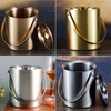 For Parties And Buffet Ice Bucket Large Ice Container Champagne Wine Bottles Stainless Steel Ice Bucket With Lid And Tong