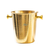 Custom Logo 5.35 Gallons stainless steel ice bucket Metal Drink Tub Twine Ice Bucket With Lid And Ice Scoop