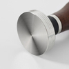 Handheld Stainless Steel Espresso Press with Wooden Handle for Coffee Grounds Coffee Tamper