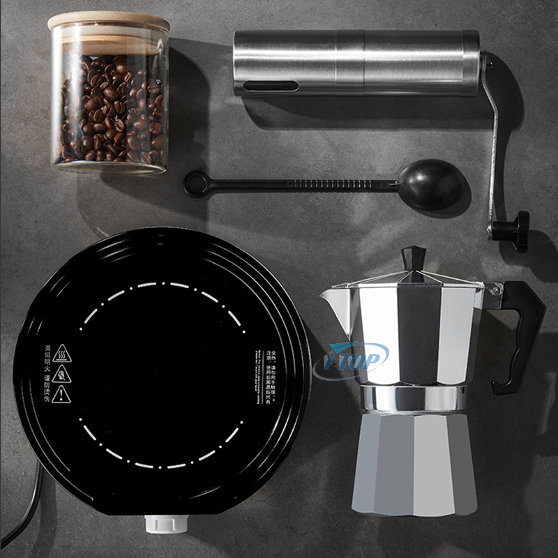 Camping hand brewed v60 coffee drip accessories gift travel bag set new design coffee grinder gift set