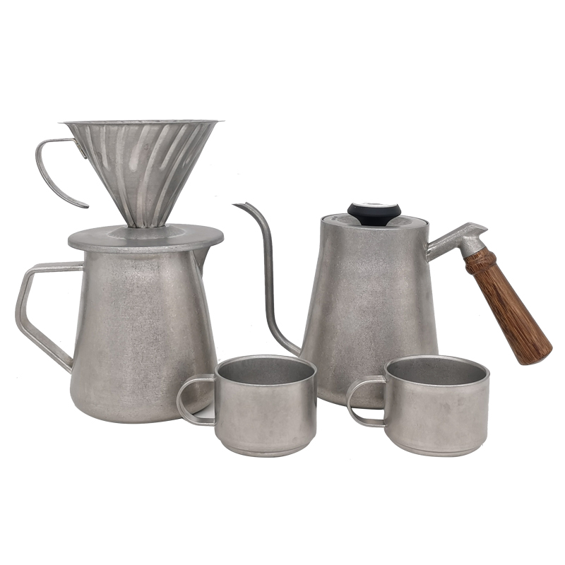 V60 Coffee Set Ceramic Burr Coffee Grinder Dripper Filter Kettle Travel Bag Gift Kit Barista Tools Espresso coffee Gift set