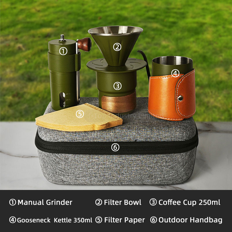 travel pour over coffee kit
