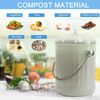 Mint Green Indoor Kitchen Counter top kitchen compost bin bucket