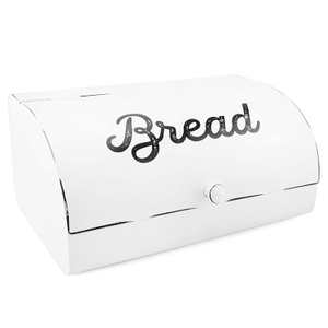 Best-selling Stainless Steel Bread Toast Box Storage Container Metal Stainless Steel Food Bin With Lids