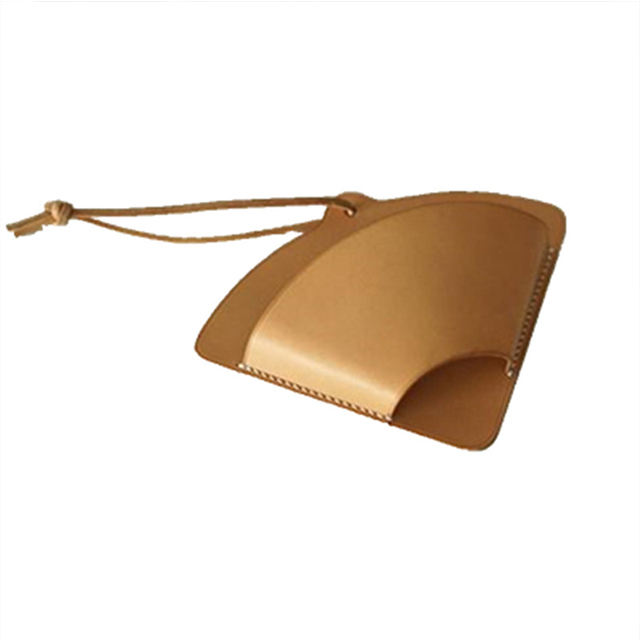 Custom Logo New Arrival Genuine Cute Leather Coffee Filter Holder