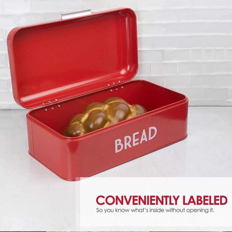 Popular Stainless Steel Food Bread Storage Bin Big Metal Makeup Cosmetic Storage Box Set