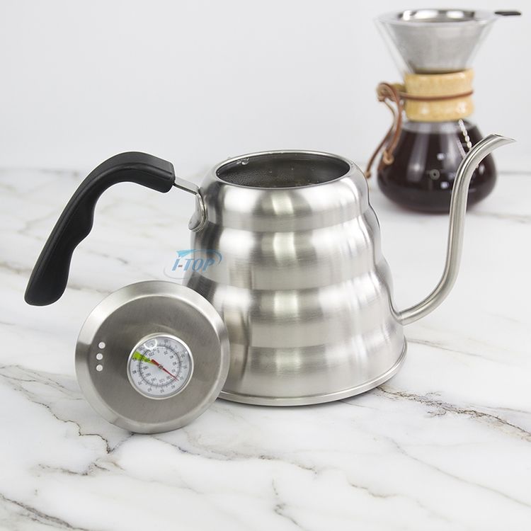 Gooseneck Kettle Fashion 304 Stainless Steel Handle Drip Coffee Pot Teapot Long Gooseneck Spout Coffee Kettle