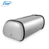 Brushed Stainless Steel Roll Top Bread Box for kitchen, bread bin, bread storage and bread holder