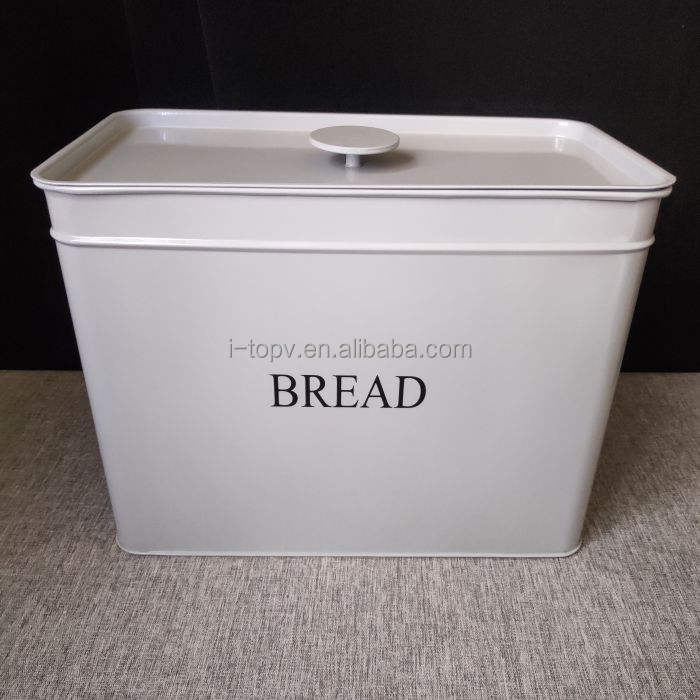 New Arrival Modern Bread Box with coffee tea canister set home kitchen countertop for loaf serving