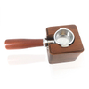 Coffee Wooden Tamper Stand Stand Coffee Measure Tamper Spoon Measure Tamper Black Express Stand Coffee Spoon